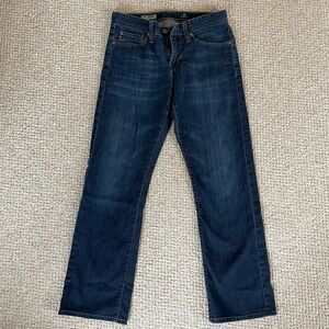 Men’s AG Adriano Goldschmied Dark Blue Straight Jeans, Protege